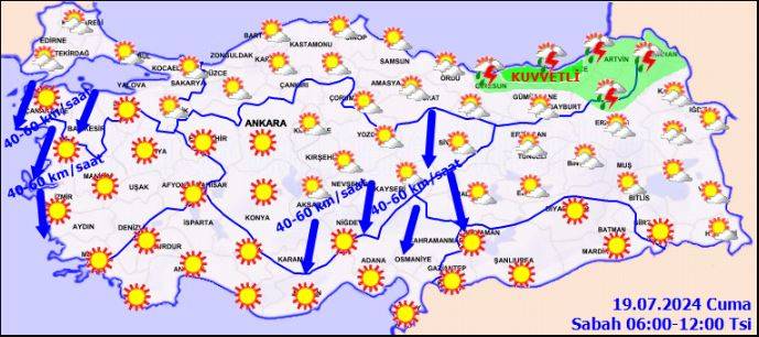 Meteoroloji gün verip 5 ili uyardı! Kuvvetli sağanak vuracak 28